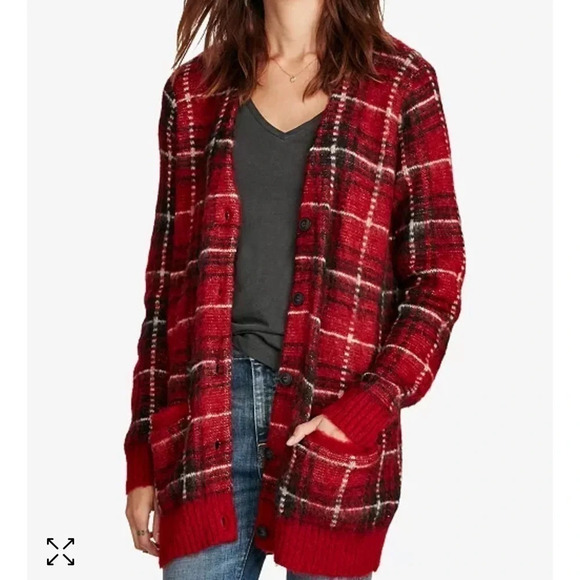 Denim & Supply Ralph Lauren Women’s Red Plaid Boyfriend...